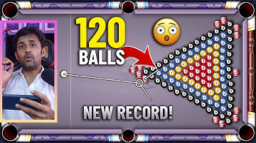 120 Balls = 1 TRY = No Mistakes 🔥 You’ve NEVER Seen This Before 😳 8 Ball Pool | GamingWithK