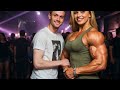 A BODYBUILDER WOMAN WITH MUSCULAR BICEPS : MARY