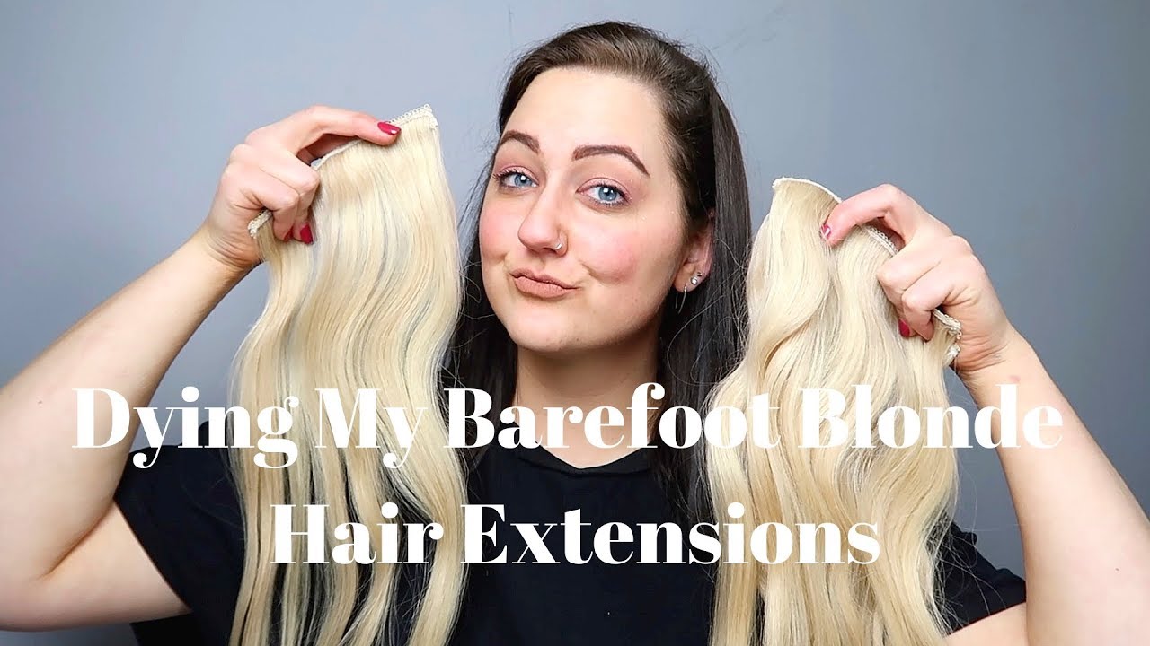 2. Barefoot Blonde Hair Extensions Review - wide 2