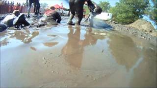 Warrior Dash 2012 - Mud Crawl and Finish
