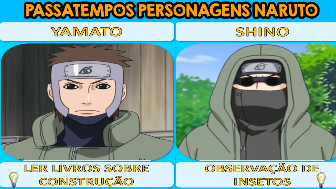 Naruto: Altura de cada personagem principal