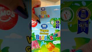 Snack 🍭 Stack 🍬 Repeat with Amos BLOCKS 💚 #snacks #asmrsatisfying #unboxing  #candyunboxing