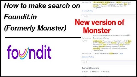 How to make relevant search on Foundit.in--Formerly Monster ???