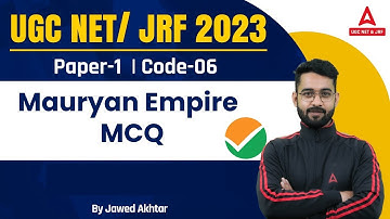 UGC NET & JRF 2023 PAPER-2 History I Mauryan Empire MCQ #6 I By Jawed sir
