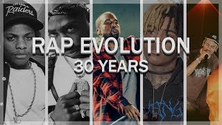 BEST RAP SONGS OF THE LAST 30 YEARS EACH YEAR 1988-2018 ft. XXXTENTACION, TUPAC Rap evolution