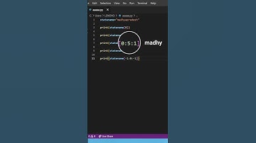 String slicing in python #python