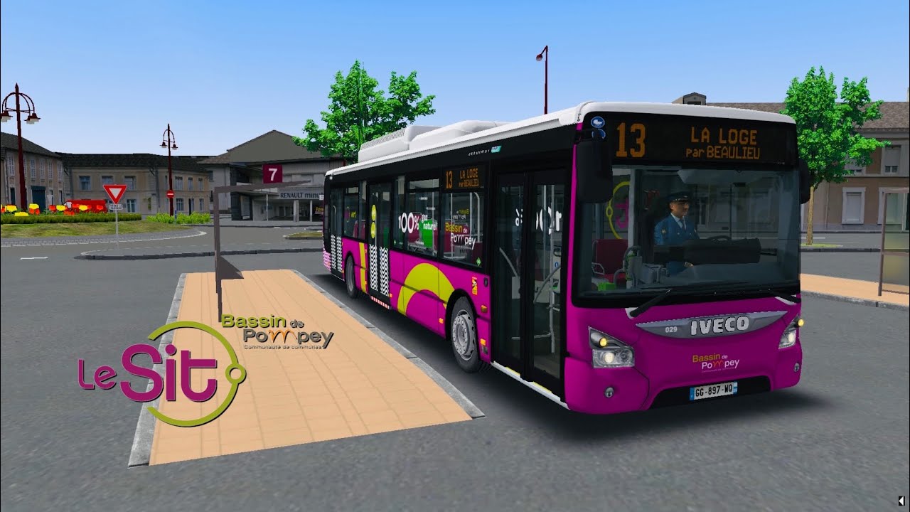 OMSI 2 - NOUVELLE LIGNE 13 en Iveco Urbanway GNV C9 - Horizon 16