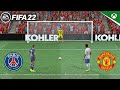 FIFA 22 Penalty shootout | PSG vs Manchester United | Xbox One S