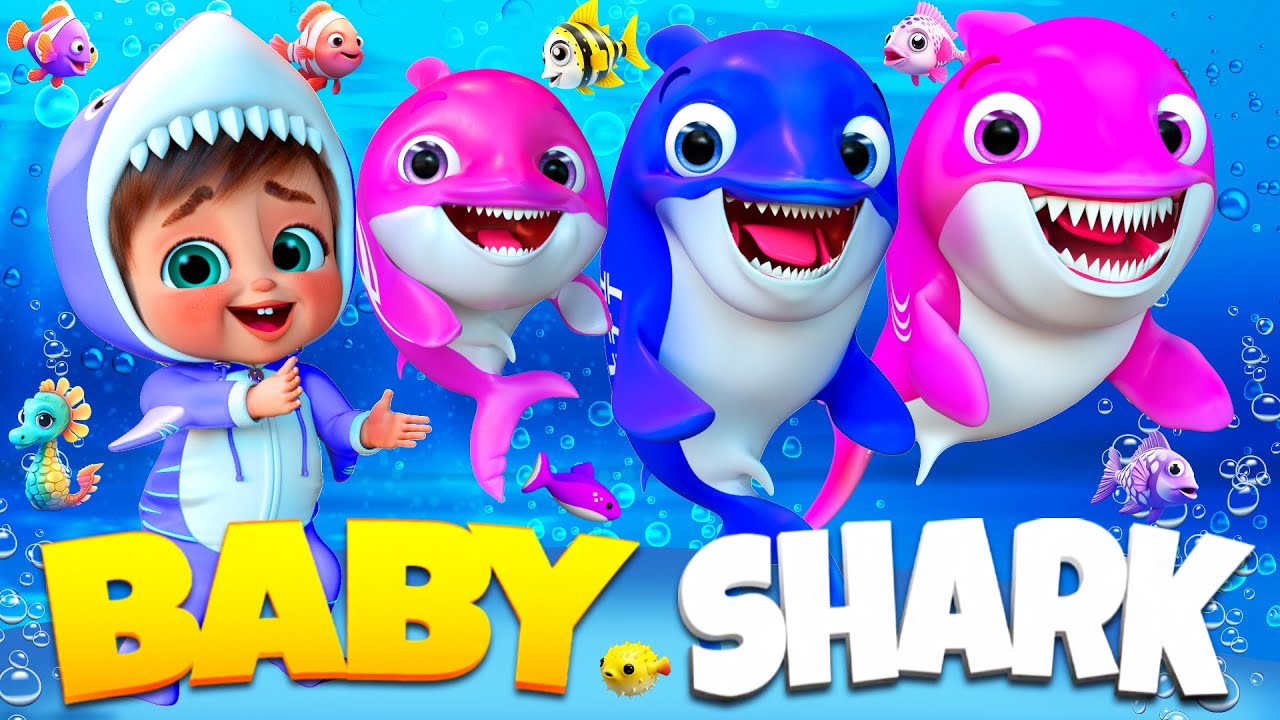Doo Doo Baby Shark in the Sea - Nursery Rhymes & Kids Songs   #nurseryrhymes #kidsongs  #shortvideo