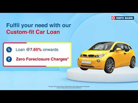 HDFC Bank Custom-Fit Car Loan - HDFC Bank Custom-Fit Car Loan