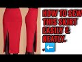 HOW TO CUT AND SEW AN OVERLAPPING SKIRT. | NDIFON NTUI |