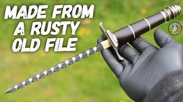 Making A Dagger From A Rusty File