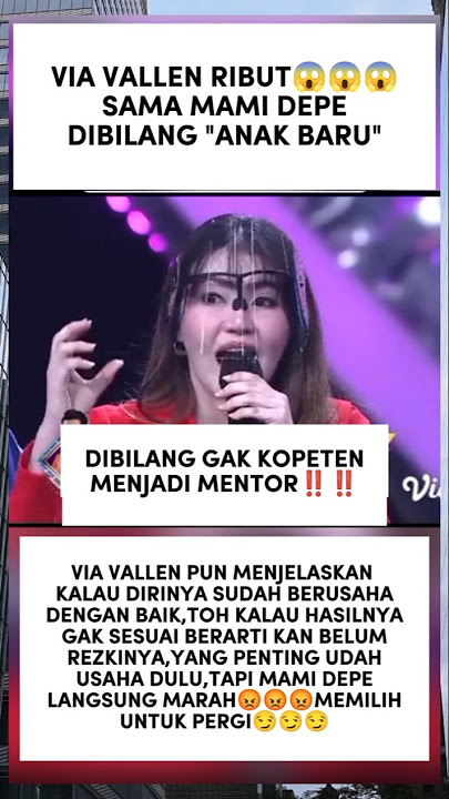 VIA VALLEN AND MAMI DEPI DON'T GET ALONG #viavalen #dewipersik #nasar #indosiar #dangdut #da7