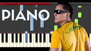 Video thumbnail of "Joey Montana Picky  piano midi tutorial sheet partitura cover"