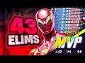 43 Elims 29 Finals In My *BEST* Spidey Game YET!