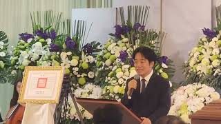 張俊雄追思告別式　總統頒褒揚令：功在民主與國家