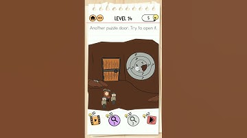 Brain Test 2 || Captain Mary Level 14, Another Puzzle door, try to open it.