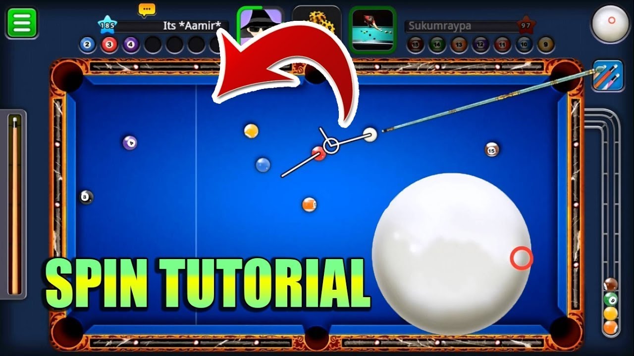 Видео spin. How to Spin Ball in Pool.