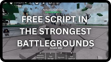 *NEW* THE STRONGEST BATTLEGROUNDS SCRIPT | TOJI MOVESET | FREE SCRIPT GUI MOBILE & PC
