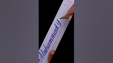 Muhammad Yasir Dhool,name calligraphy #love #trending #shorts #fyp #IslamicArt #viral #art