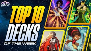 TOP 10 BEST DECKS IN MARVEL SNAP | Weekly Marvel Snap Meta Report #78