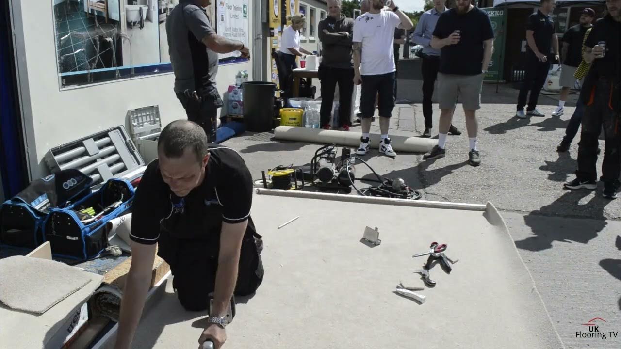 Carpet Power Stretcher Demonstration 