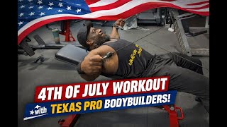 Training in Houston with IFBB Pro Roy Evans | 4th of July Sessions at Labrada Gym!