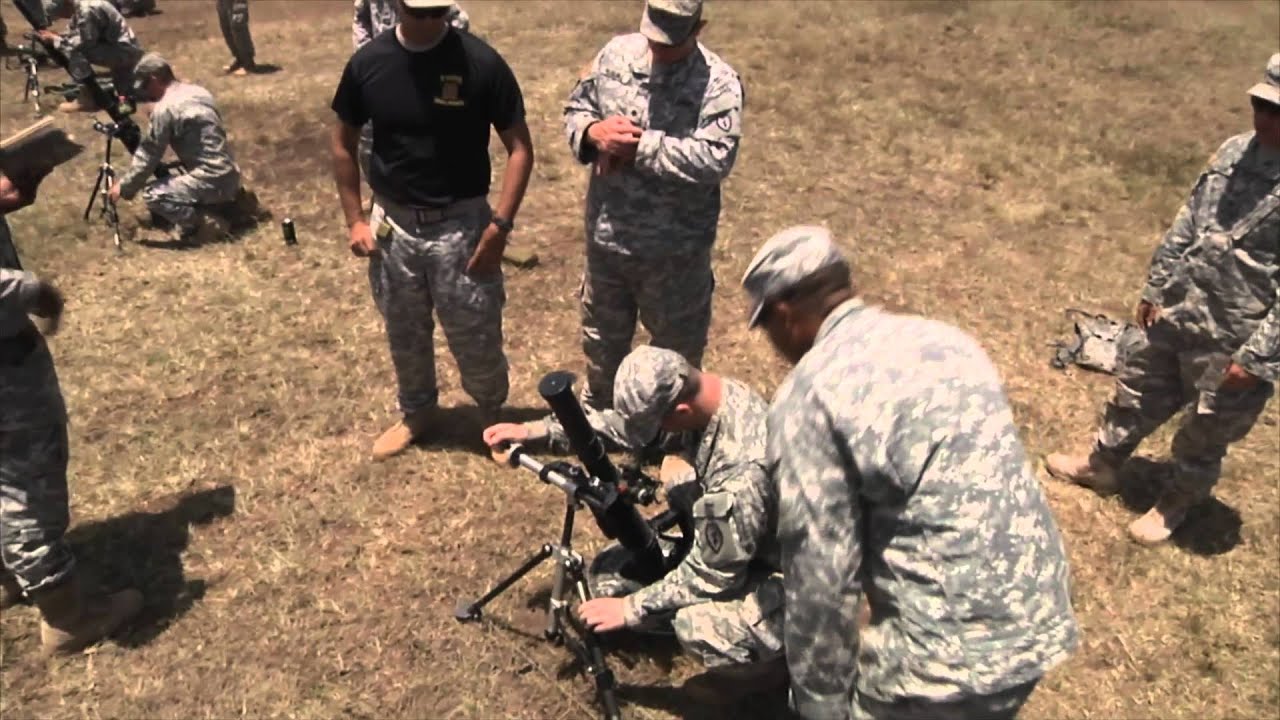 1-14 Infantry Regiment Mortar Training