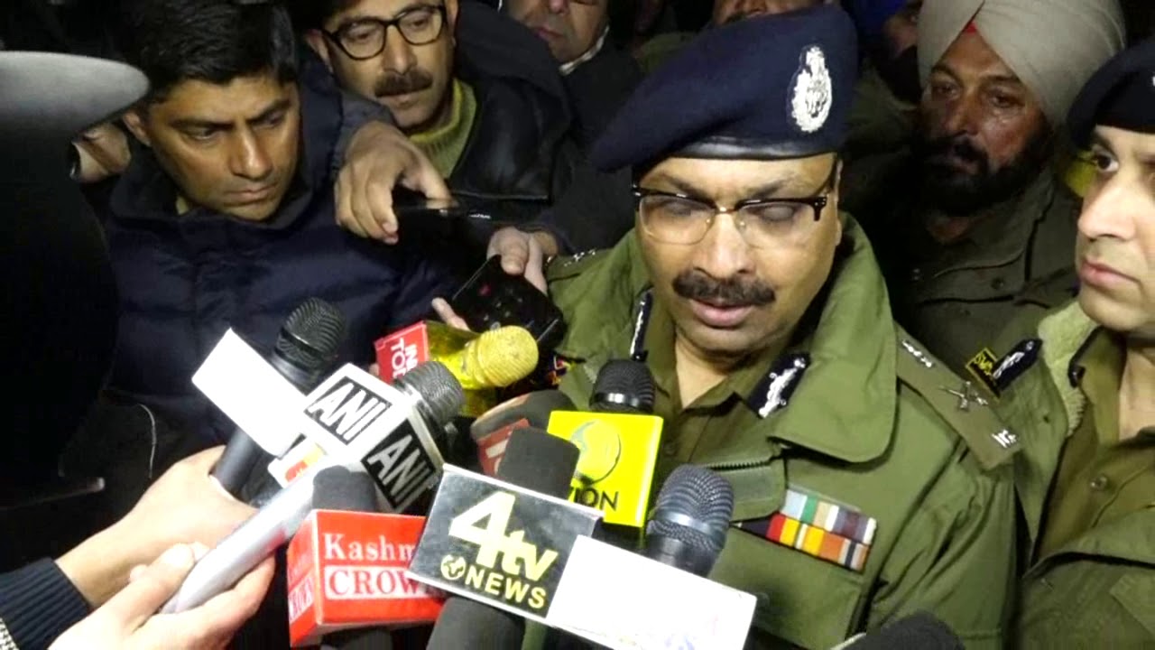 Wreath laying ceremony of DSP operations Aman thakur who was killed in Kulgam encounter