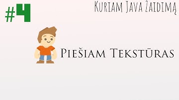 Kuriam Java Žaidimą - #4 - Piešiam Tekstūras