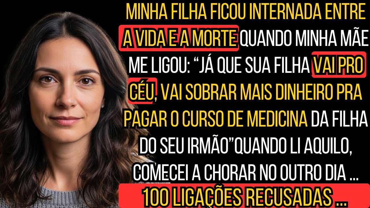 FIZ ELA SE ARREPENDER DE CONTAR COM FALECIMENTO DA MINHA FAMILIA,  O PIOR DIA DA MINHA VIDA