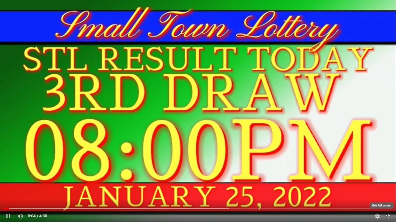 STL PARES RESULT TODAY 08:00PM DRAW  JANUARY 25, 2022