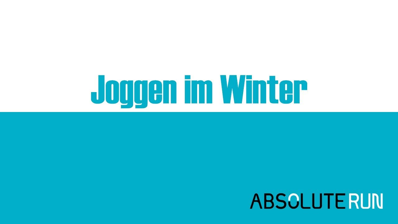 Joggen im  Winter