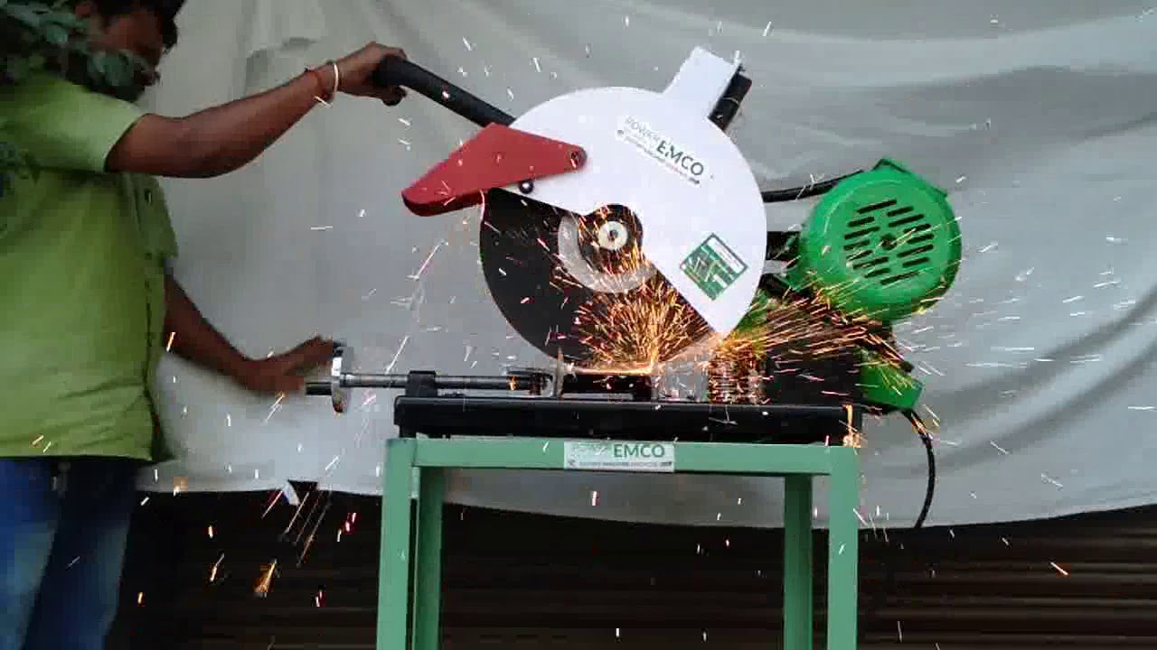 Heavy Duty CutOff Machine Power Emco Demo YouTube