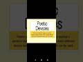 important poetic devices