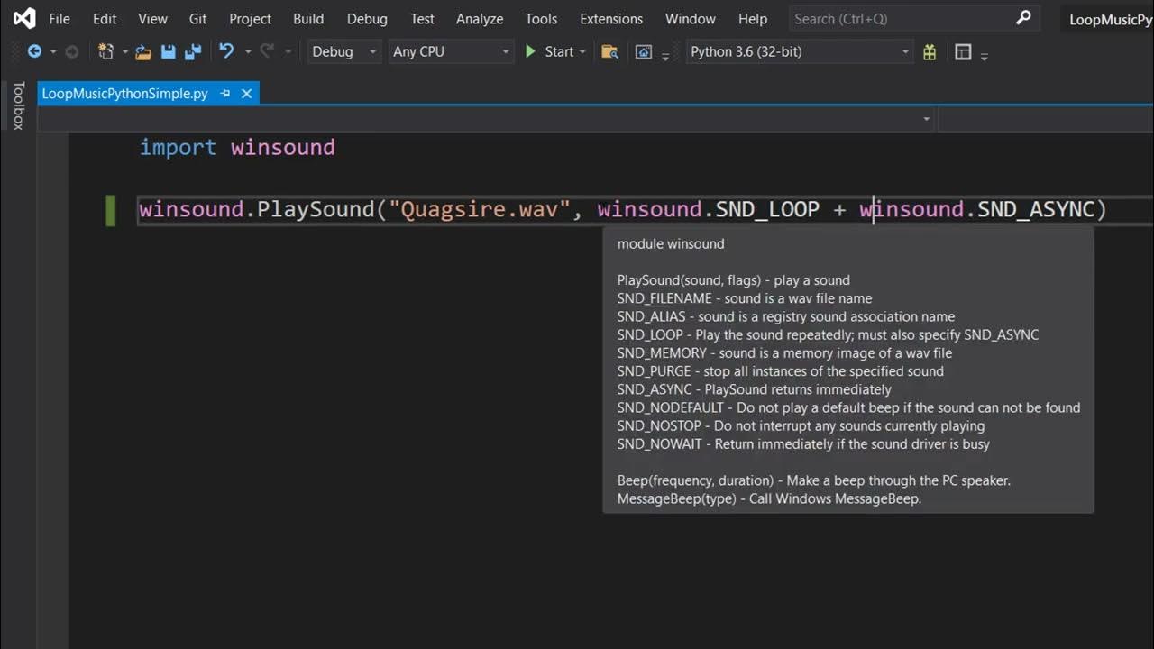 How to loop music in python simple winsound youtube