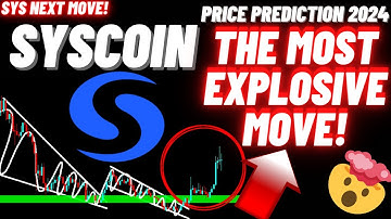 The Most Explosive Move Of SYS Crypto Coin! | Syscoin Price Prediction 2024