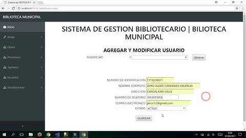 ASP.NET  SISTEMA GESTIÓN DE BIBLIOTECA