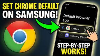 Set Google Chrome as Your Default Browser on Samsung (Easy 2026 Guide!) screenshot 5