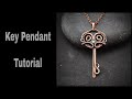 Wire wrapped Key pendant tutorial for beginner