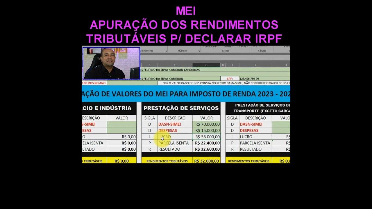 Mei como apurar seus rendimentos tribut veis e isentos para imposto