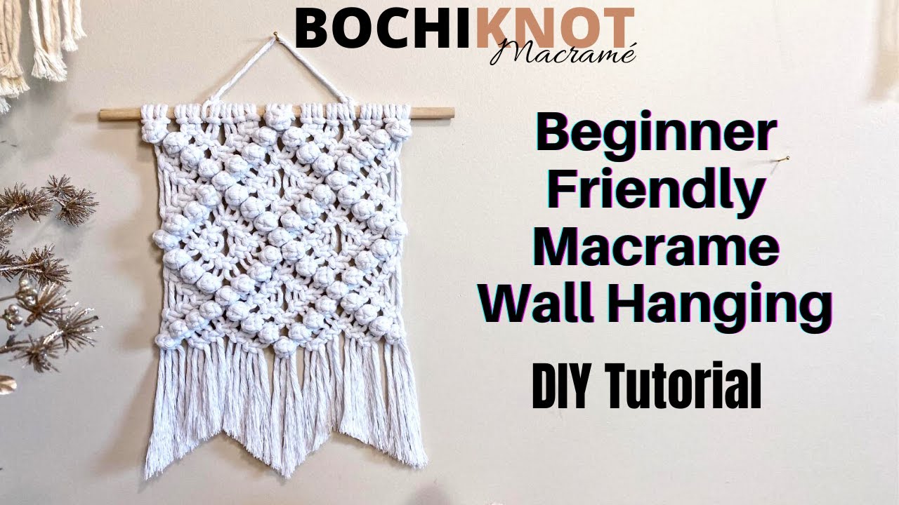 Bochiknot Macramé  Kami Macrame Wall Hanging Kit