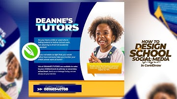 How to Design a School Flyer in CorelDRAW | Step-by-Step Tutorial for Beginners