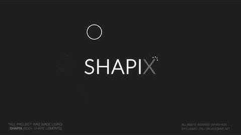 Shapix - Shape Elements Pack by Spornykov for Adobe After Effects