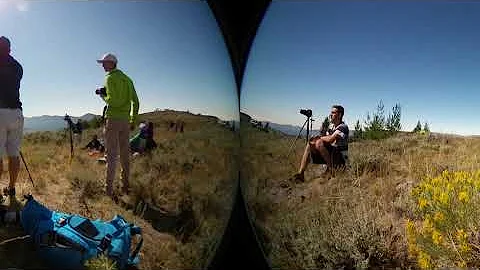 Solar Eclipse 2017 360 Timelapse - Jackson, Wyoming