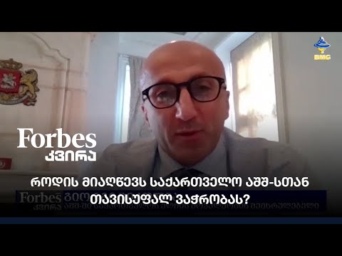 როდის მიაღწევს საქართველო აშშ-სთან თავისუფალ ვაჭრობას?