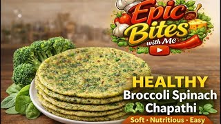 Healthy Broccoli Spinach Chapathi 🌿 | Soft, Nutritious & Easy Recipe #viral #trending #healthy  screenshot 3