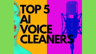 Top 5 AI-powered voice cleaning tools