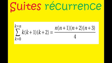 récurrence-somme des k(k+1)(k+2)