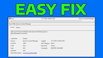 How To Fix The Service Control Manager Error 7000 in Windows
